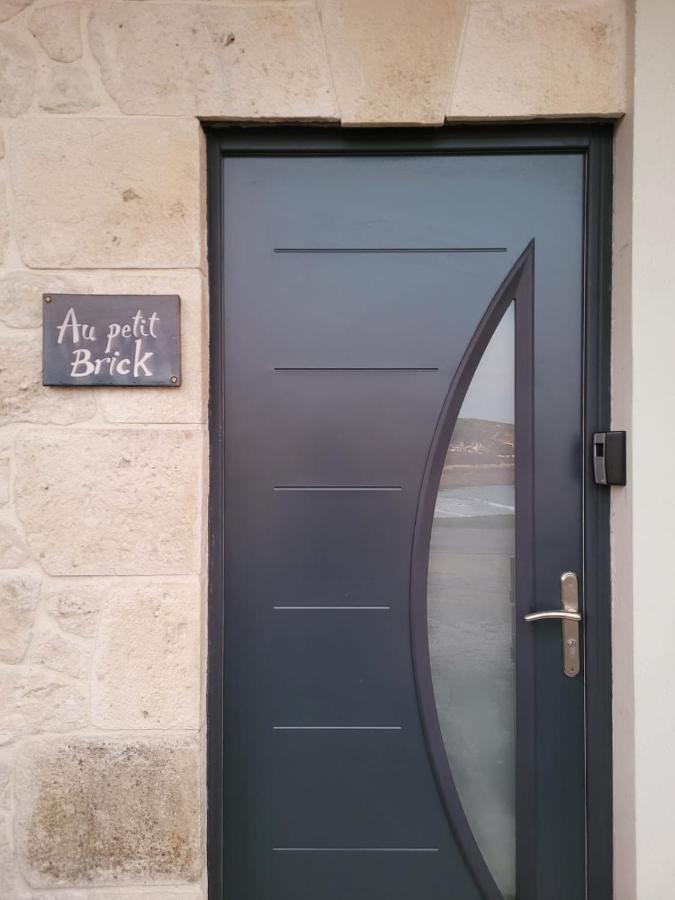 Au Petit Brick - Cosy Beachfront House Maupertus-sur-Mer Exterior foto